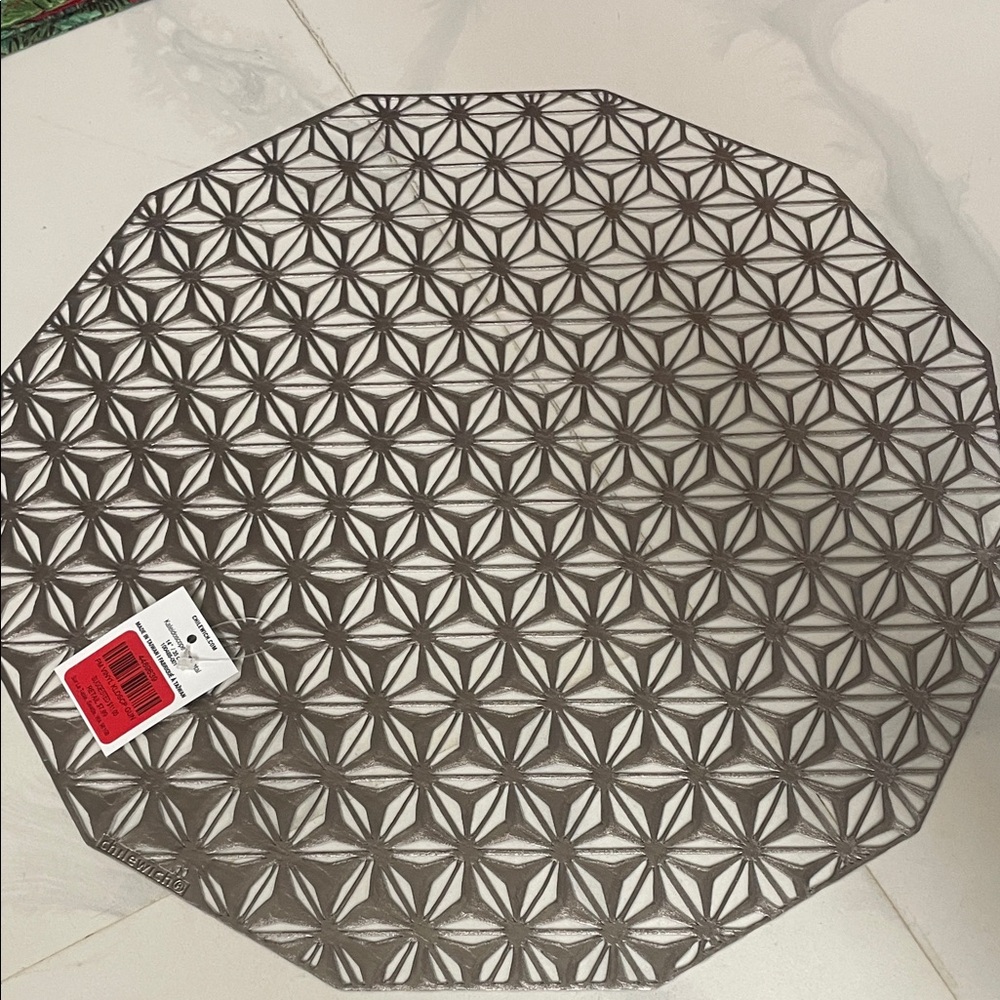 New Chilewich Pressed Kaleidoscope Mat 14"
